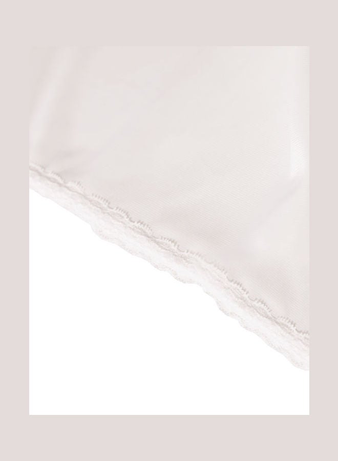 City Rose 3-Piece Short Soft Inner Skirt With Elasticised Waistband Off White - Image 3