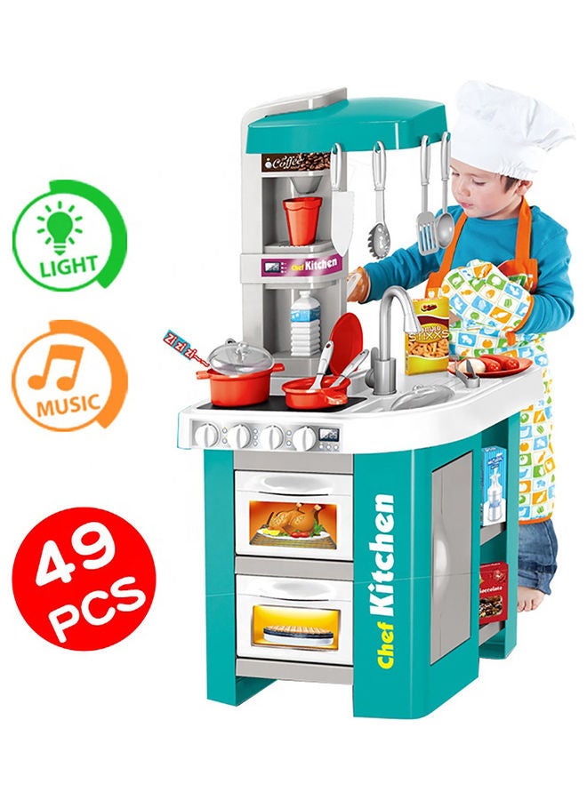 49-Piece Cooking Kitchen Playset 34.5X33X72.5cm - Image 2