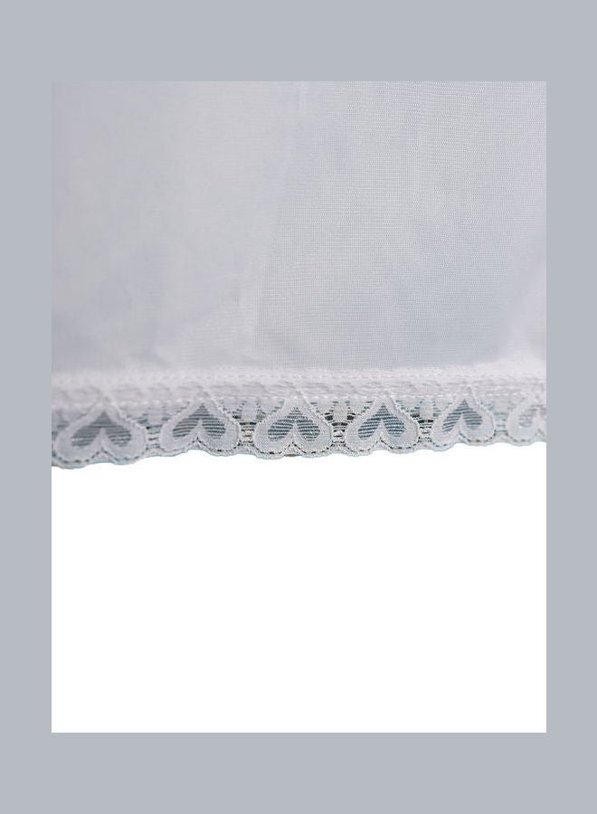 City Rose - 3 Pack Of Full Length Soft Inner Skirt With Elasticated Waistband White - Image 1