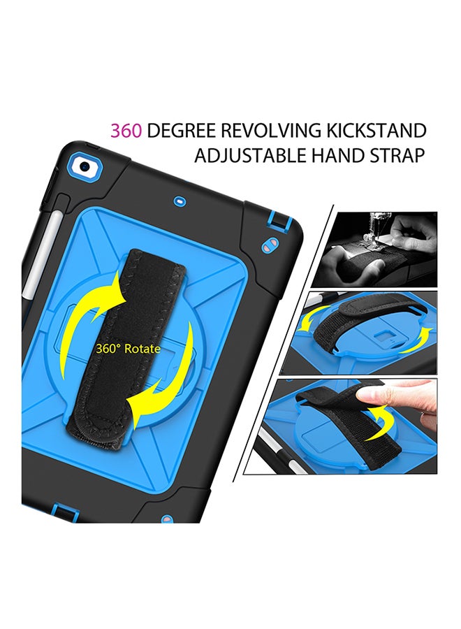 Rock Pow Protective Case Cover for Apple iPad 10.2 inch（2021/2020/2019) Generation Black/Blue - Image 4