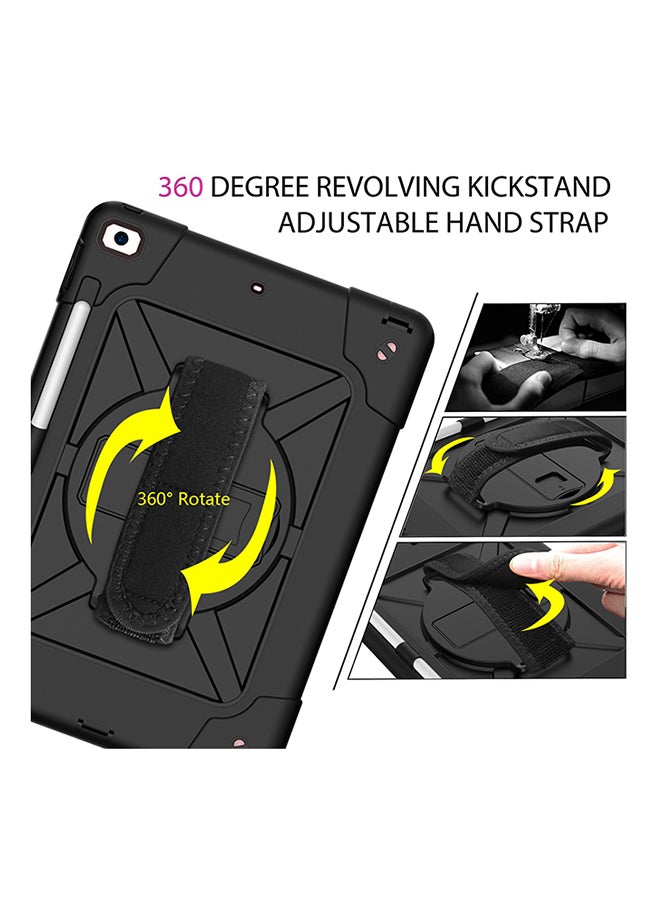 روك بو غطاء حماية واق لجهاز أبل آيباد قياس 10.2 بوصة (2021/2020/2019) أسود - Image 4