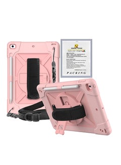 Protective Case Cover for Apple iPad 10.2 inch（2021/2020/2019) Generation Rose Gold