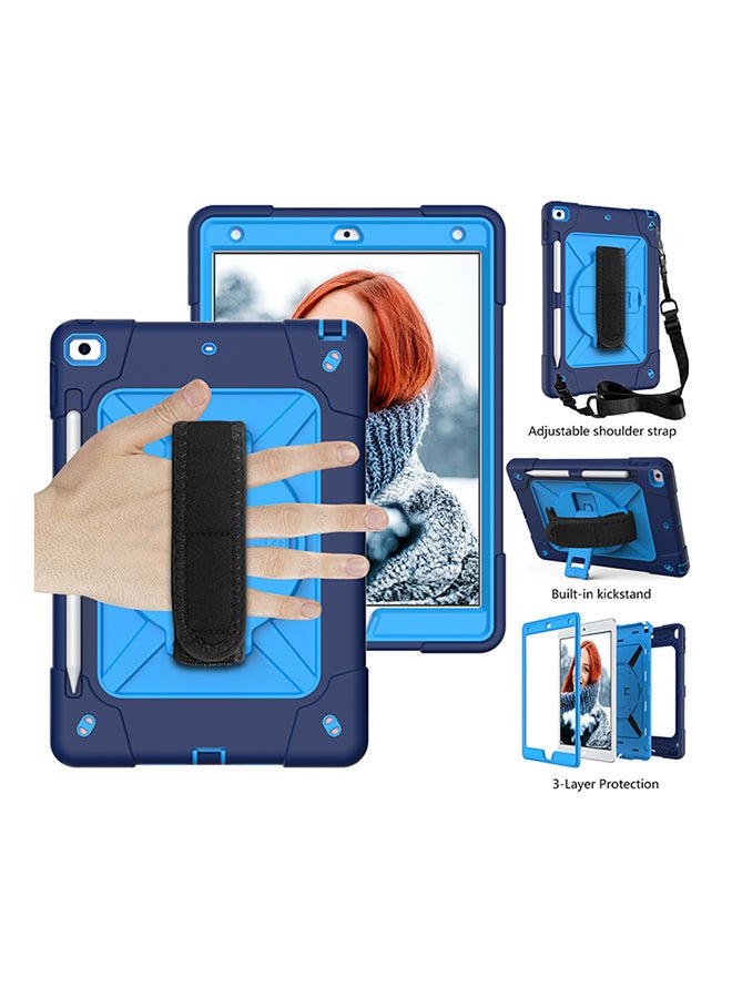 Rock Pow - Protective Case Cover for Apple iPad 10.2 inch（2021/2020/2019) Generation Navy Blue - Image 1