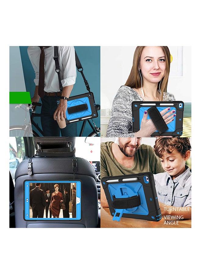 Rock Pow Protective Case Cover for Apple iPad 10.2 inch（2021/2020/2019) Generation Black/Blue - Image 5