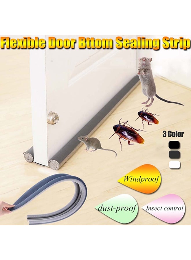 Sharpdo - Reduce Noise Door Draft Guard Brown 93 X 9.5 X 2.8cm - Image 1