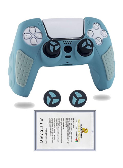 Silicone Grip Protector Rubber Case Cover Set for PS5 Controller