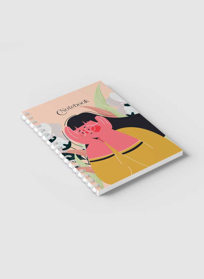 LOWHA Spiral Notebook For School Or Business Note Taking With 60 Sheets  Classical Theme Girl Multicolour - Image 2