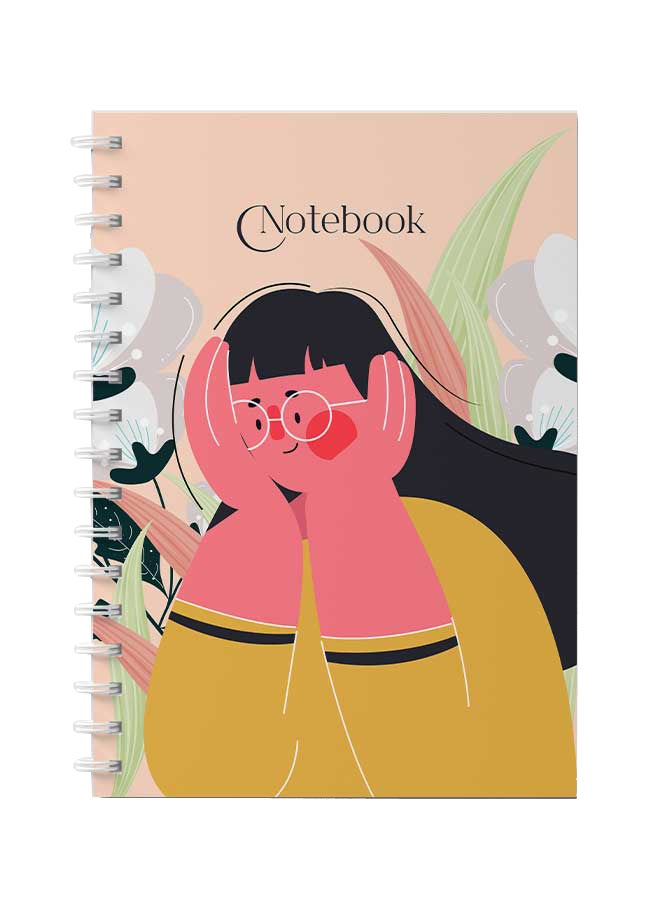 LOWHA Spiral Notebook For School Or Business Note Taking With 60 Sheets  Classical Theme Girl Multicolour - Image 1