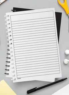 LOWHA Spiral Notebook For School Or Business Note Taking With 60 Sheets  Only You Can Change Your Life Multicolour  - Image 3