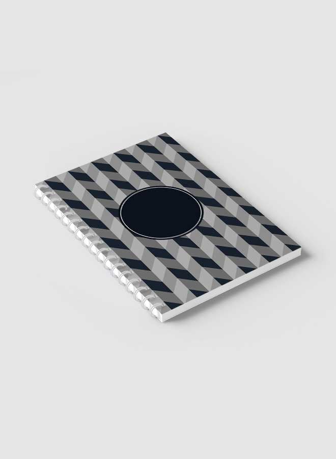 LOWHA Spiral Notebook For School Or Business Note Taking With 60 Sheets  Polygonal Style Cover Multicolour - Image 2