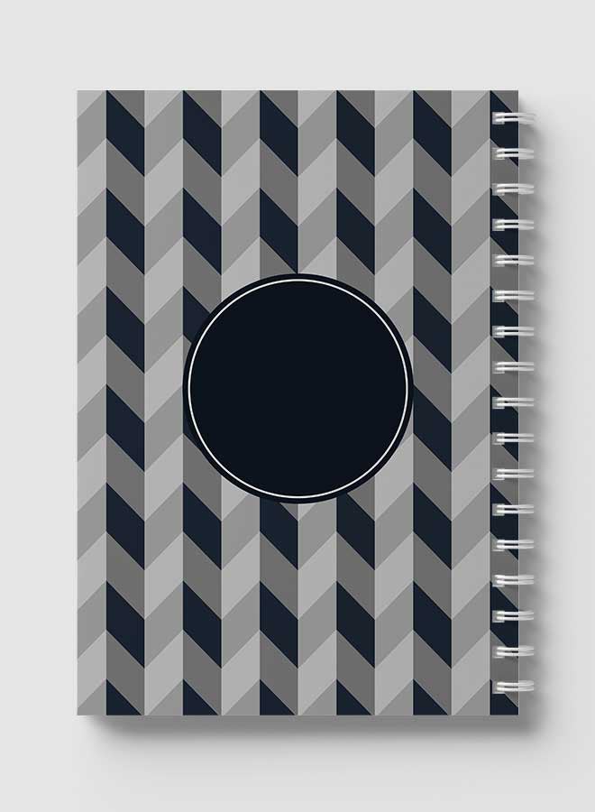 LOWHA Spiral Notebook For School Or Business Note Taking With 60 Sheets  Polygonal Style Cover Multicolour - Image 5