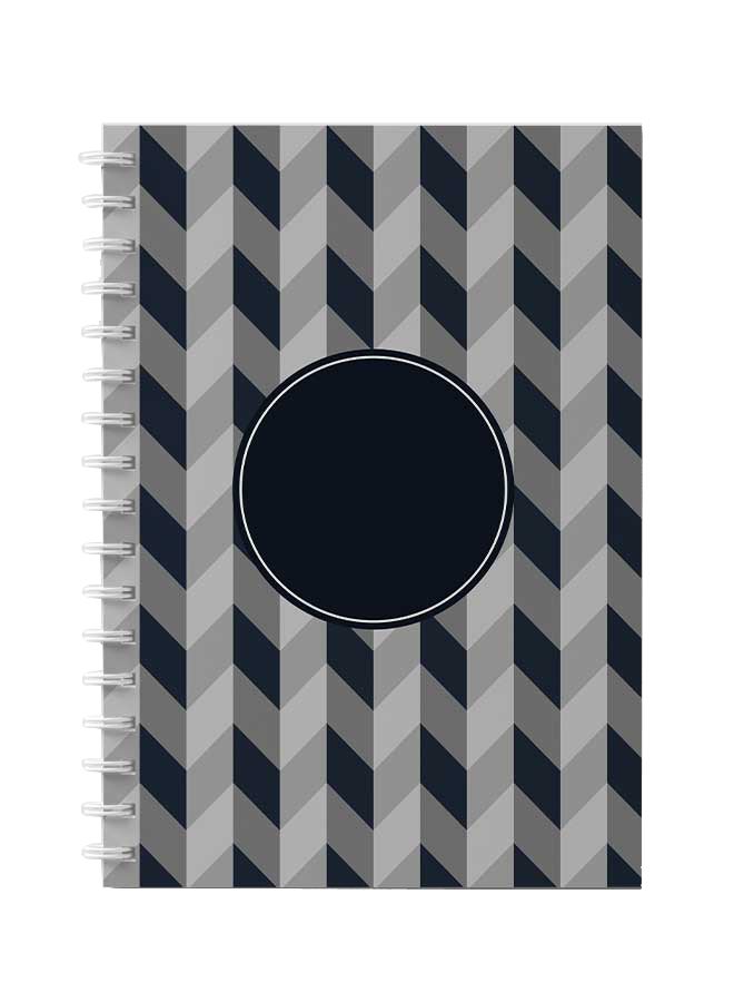 LOWHA Spiral Notebook For School Or Business Note Taking With 60 Sheets  Polygonal Style Cover Multicolour - Image 1