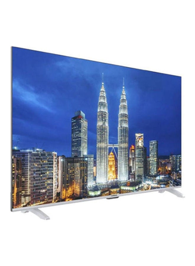 شاشة 65 بوصة سمارت بدون إطار 4K بنظام أندرويد ورسيفر داخلي و3 مداخل HDMI و2 مدخل USB 65UA1400E مع حامل شاشة مسطحة على الحائط GM-B107