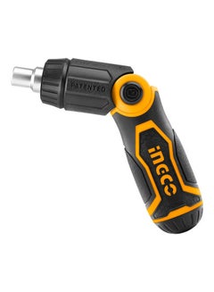 INGCO 12-Screwdriver Bits And Flexible Ratchet Wrench Set Black/Yellow 0.25kg  - Image 1