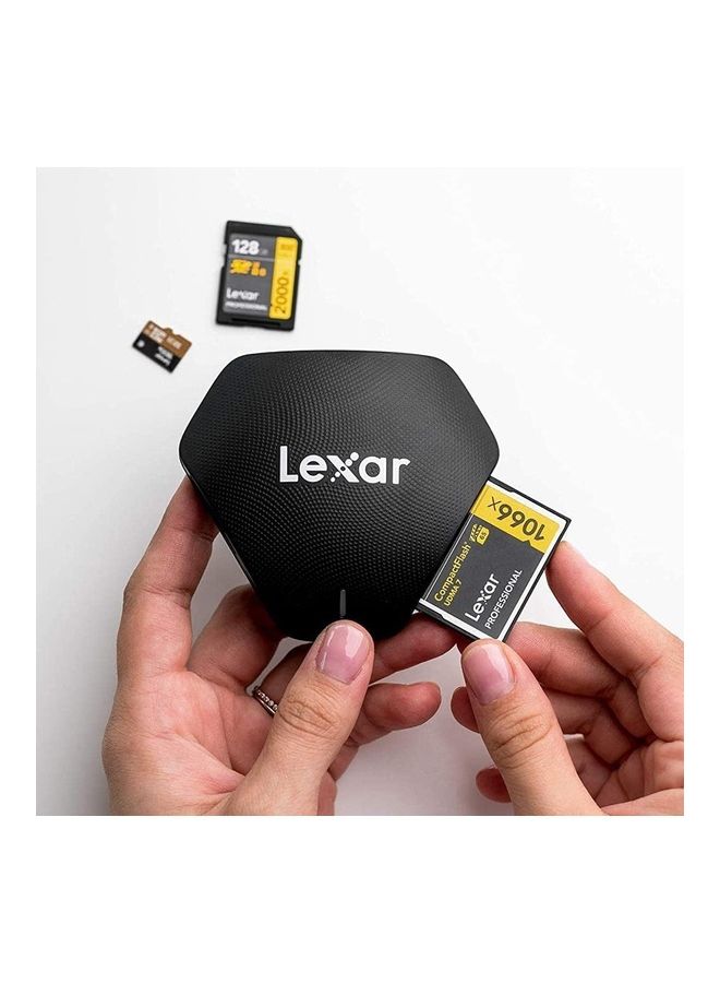 Lexar 3-in-1 Card Reader, USB 3.1 Black Black - Image 4