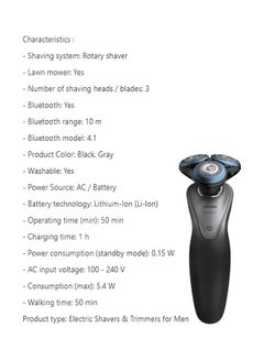Philips Series 7000 Wet & Dry Shaver with SmartClick Precision Trimmer Black  - Image 2