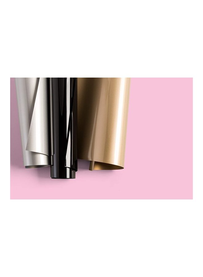 Cricut Everyday Iron-On 30x30cm 3-sheet Sampler (Classics) gold/black/silver - Image 2