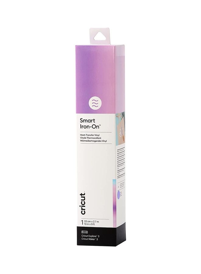 Cricut Smart Iron-on 33x273cm 1 sheet (Holographic Blue) Holographic Blue