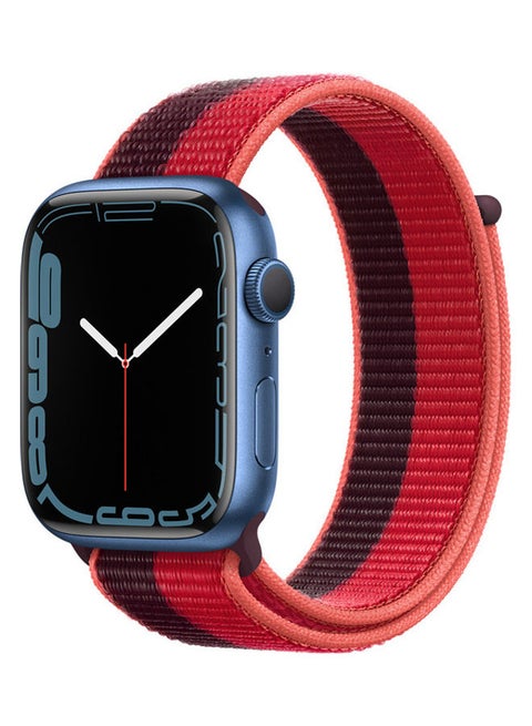 Replacement Nylon Band For Apple Watch Series 7 41mm Red