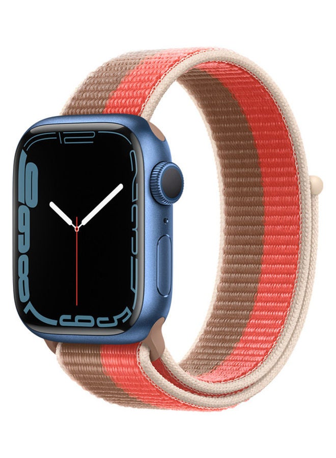 Techshare - Replacement Nylon Band For Apple Watch Series 7 45mm Pink - Image 1