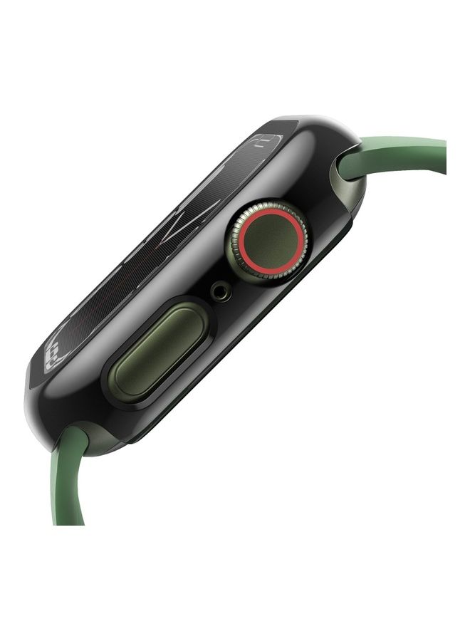 Techshare - Protective Case With Screen Protector For Apple Watch series 7  45mm Black - Image 1