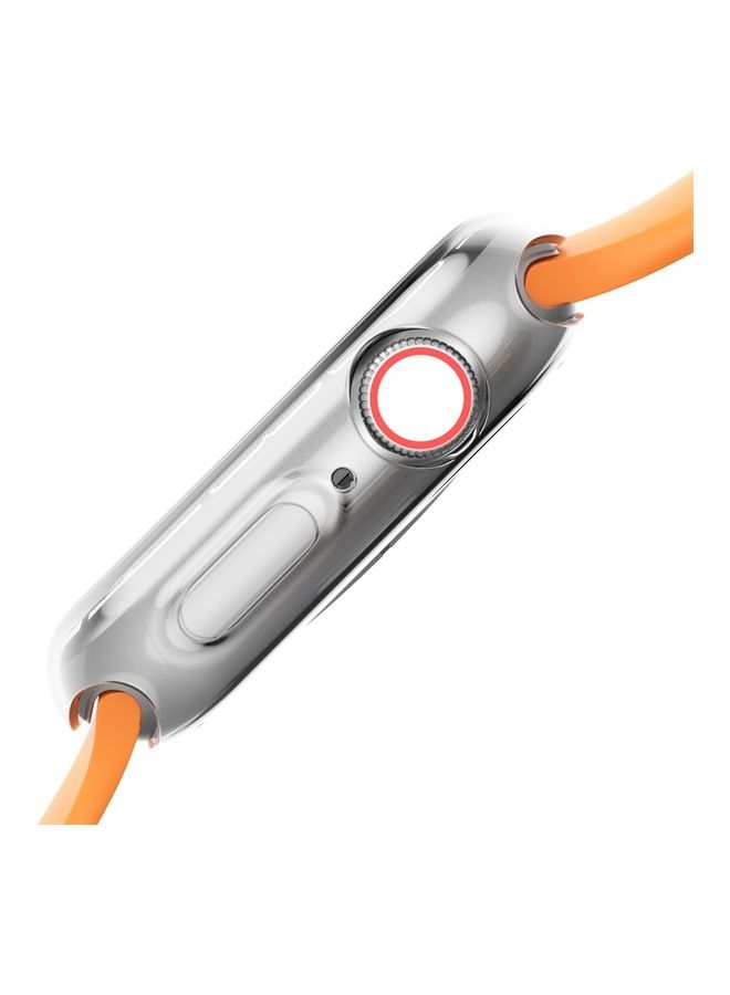 Techshare Protective TPU FULL Case Cover For Apple Watch series 7  45mm Clear  - Image 4
