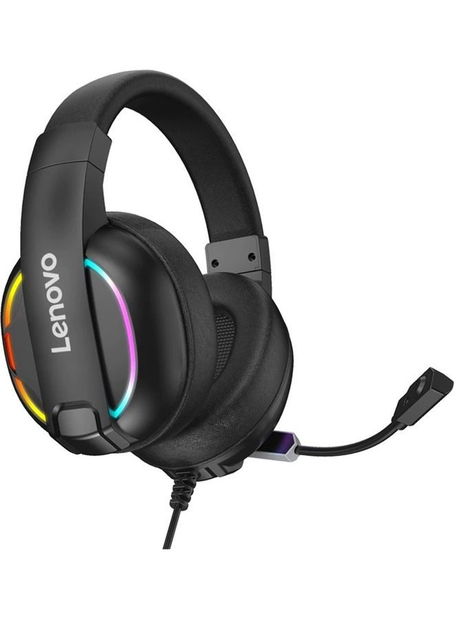 Lenovo HU75 Gaming Headset With Microphone Black - Image 2