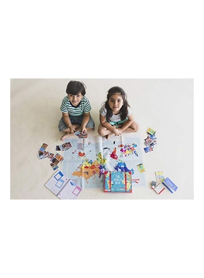 COCOMOCO KIDS - World Box Geography Game with World Map for Kids 1.9 X10.6 X8.5inch - Image 1