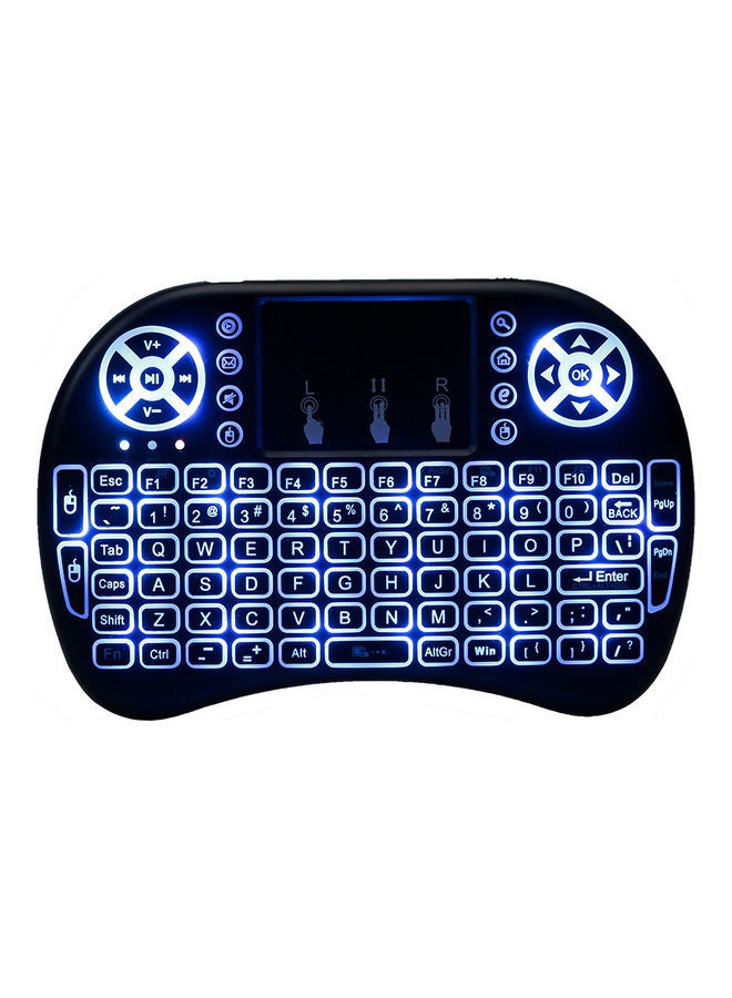 Air Keyboard Mouse Remote Touchpad Black - Image 2