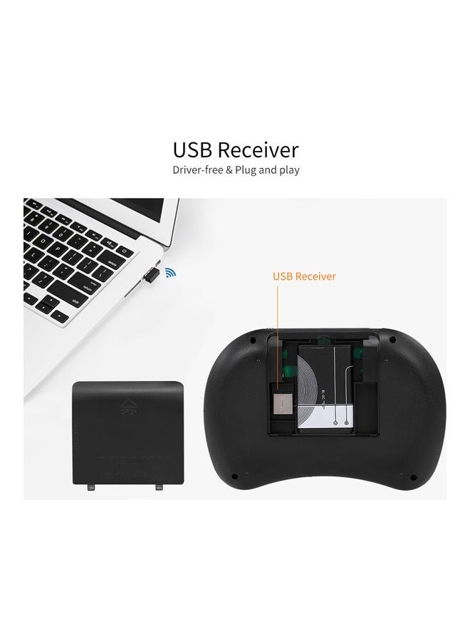 Air Keyboard Mouse Remote Touchpad Black - Image 5