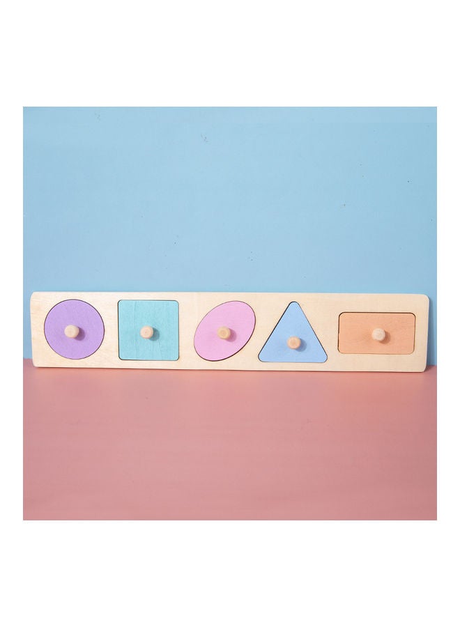 إيهوم لعبة لوحة الأشكال الهندسية الخشبية من مونتيسوري - Image 1