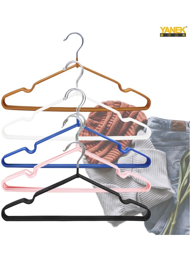 YANEK 10-Piece Hangers Blue 40cm  - Image 2