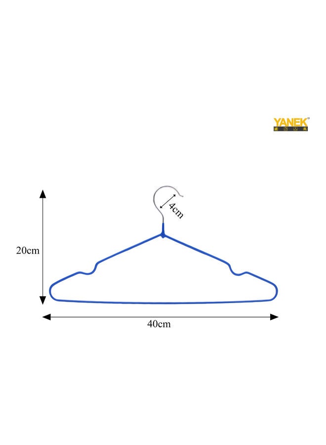 YANEK 10-Piece Hangers Blue 40cm  - Image 3