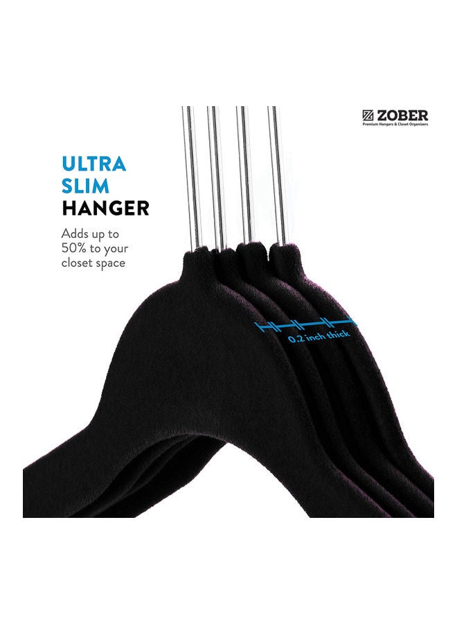 زوبير طقم علاقات بدلة مكون من 10 قطع أسود 45سم - Image 2