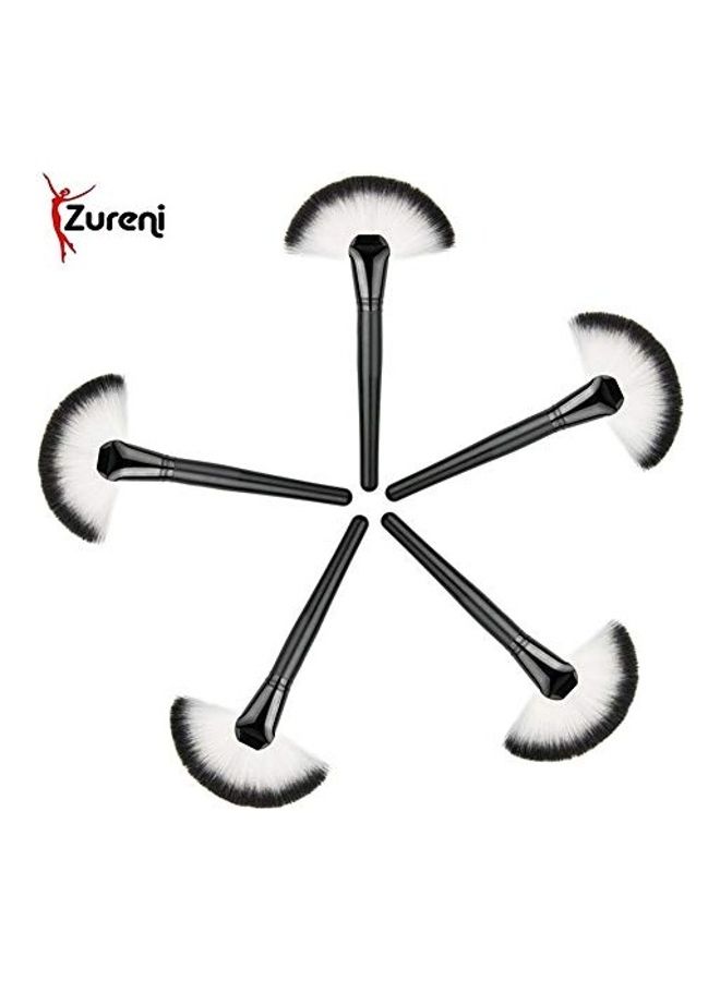 Zureni Professional Fan Makeup Brush Multicolour  - Image 3
