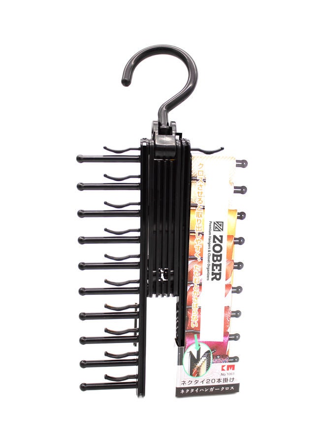 ZOBER Tie Hanger Black 29cm Black 29cm - Image 1