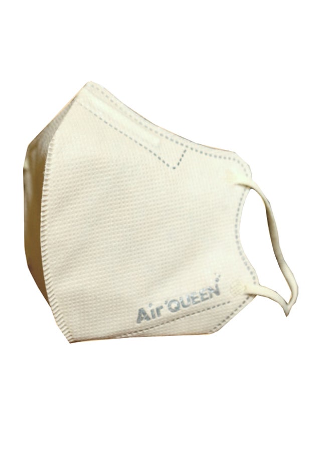 Air QUEEN 2-Piece Neo Nanofiber Filter Face Mask Beige  - Image 1