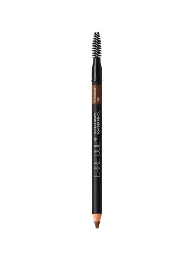 ERRE DUE Perfect Brow Powder Pencil 205 Chocolate - Image 1