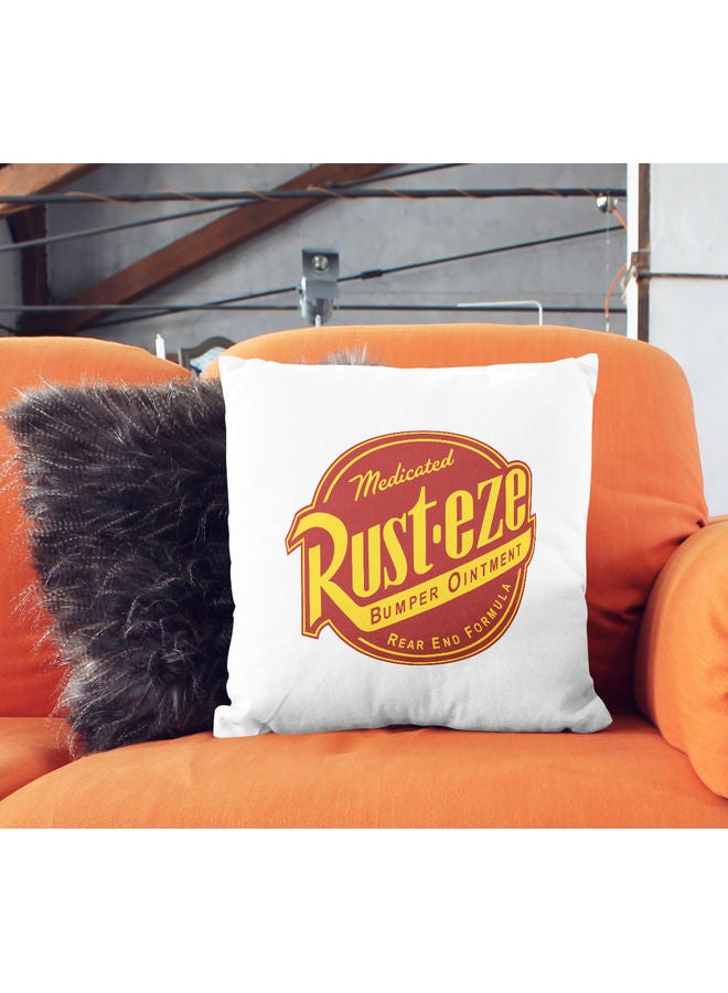 ليت وسادة زينة بطبعة شخصية لايتنينج ماكوين راستيز ميكانيكي أبيض/أحمر/أصفر 16x16بوصة - Image 2