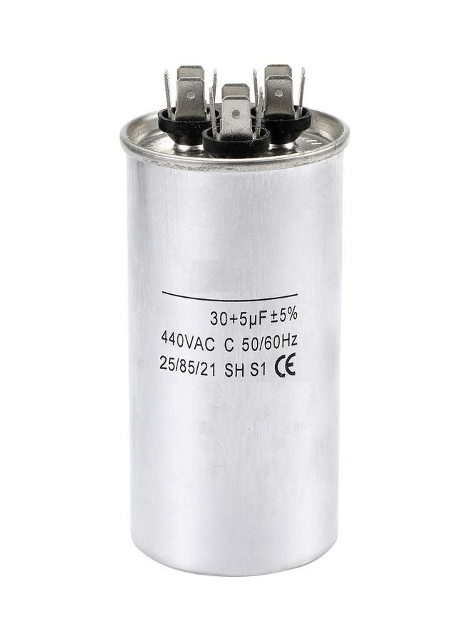 general 30+5 MFD UF CBB65 Capacitor Air Conditioner Silver - Image 1