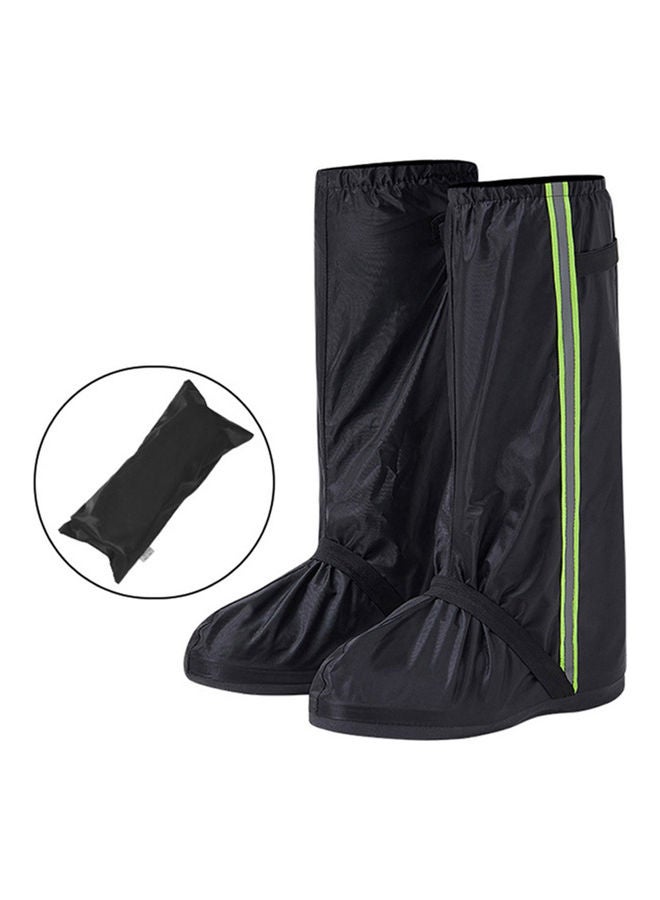 Rain Boot Shoe Covers With Reflective Strips - Image 1