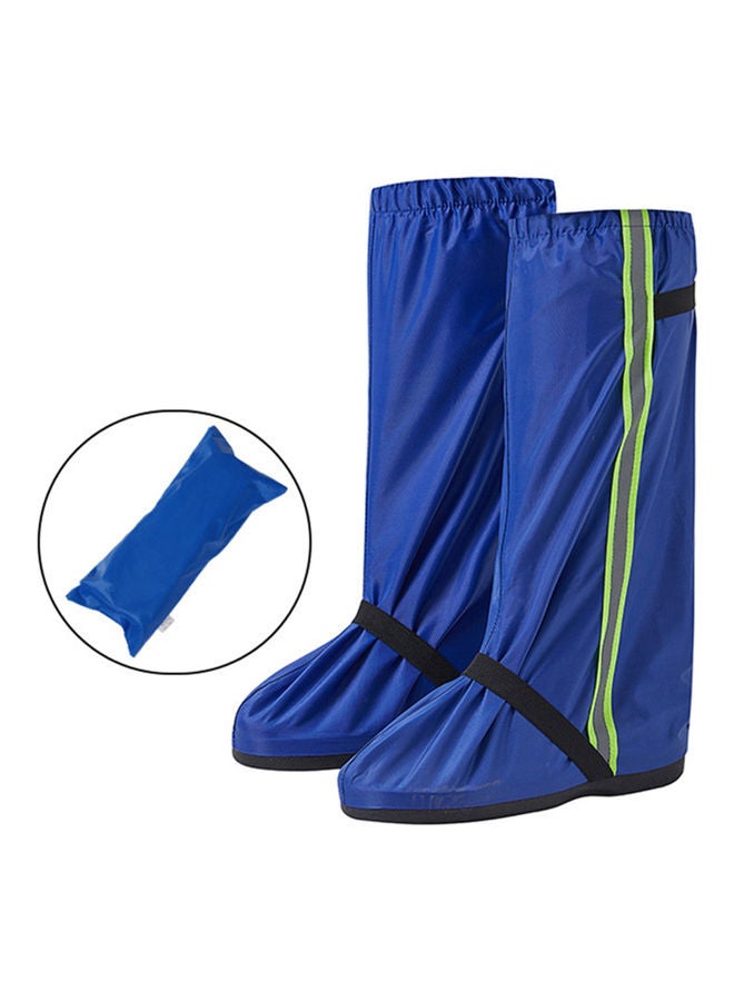 Rain Boot Shoe Covers With Reflective Strips - Image 1