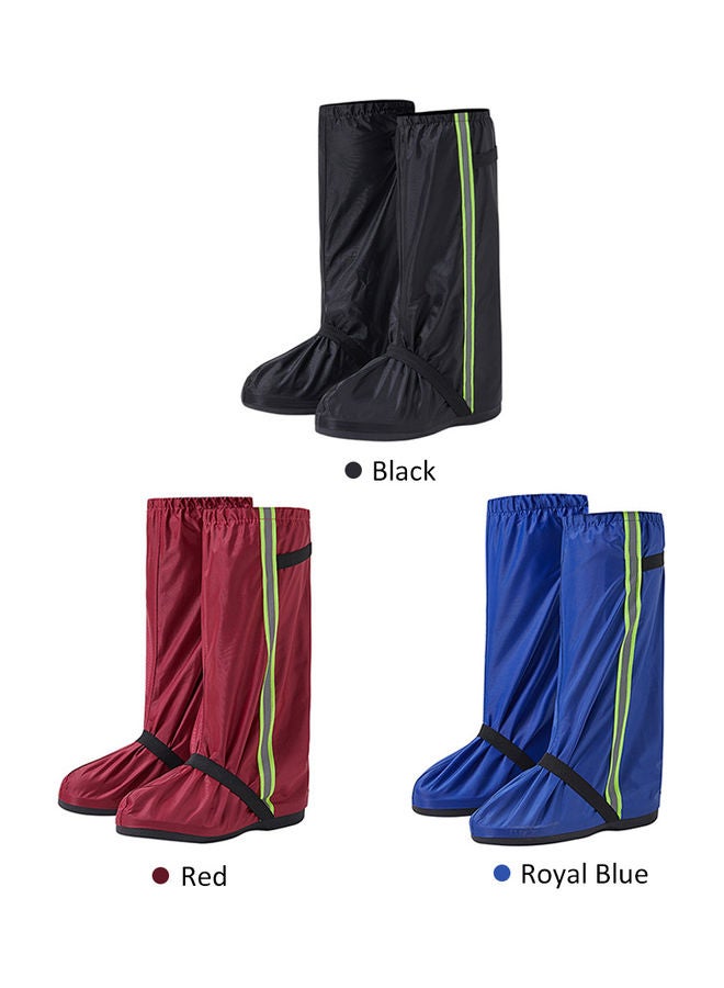 Rain Boot Shoe Covers With Reflective Strips - Image 4