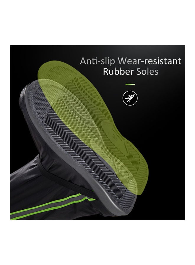 Rain Boot Shoe Covers With Reflective Strips - Image 4
