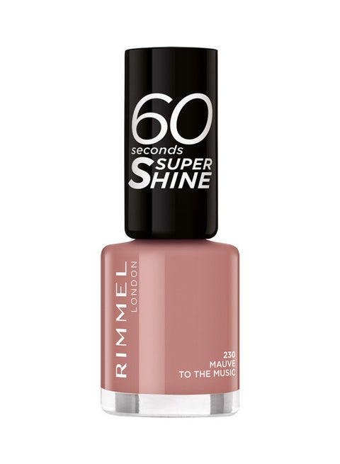 60 Seconds Super Shine Nail Polish 230 Mauve To The Music