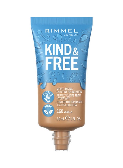 Kind & Free Moisturising Skin Tint Foundation – 160 –Vanilla