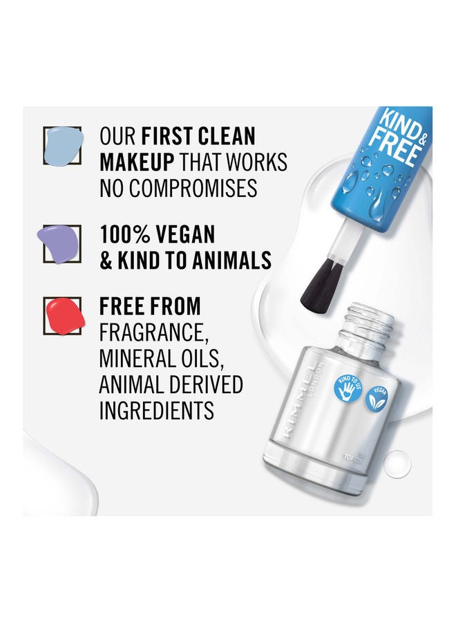 RIMMEL LONDON - Kind & Free Clean Nail Polish – 150 –Top Coat - Image 1