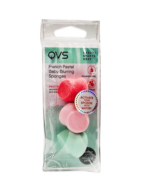 Pack of 3 Baby Blurring Sponges Multicolour
