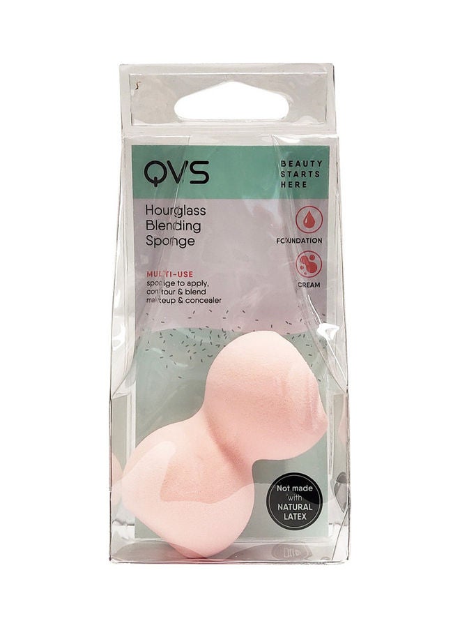 QVS Hourglass Blending Sponge Pink 