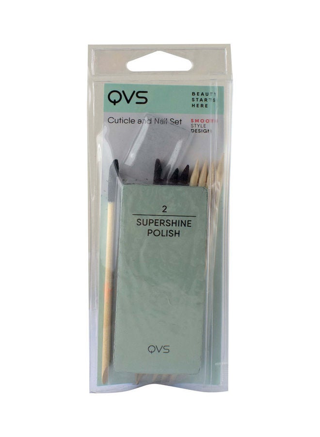Cuticle and Nail Set Silver